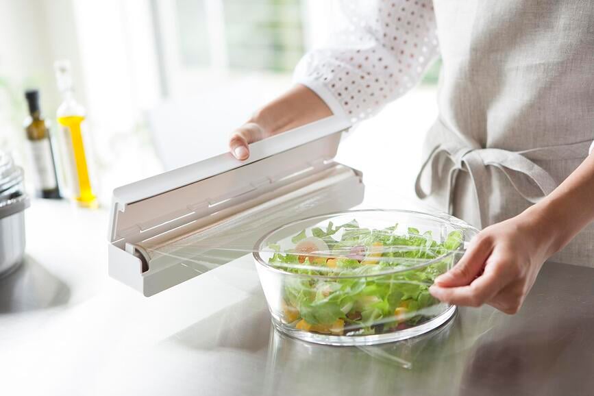 Tower Držalo za živilsko folijo, magnetno, črno