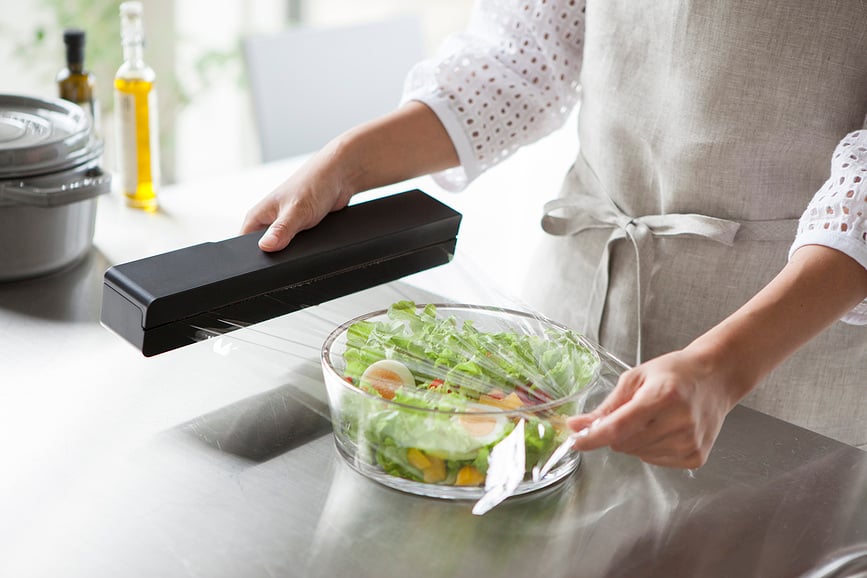 Tower Držalo za živilsko folijo, magnetno, črno