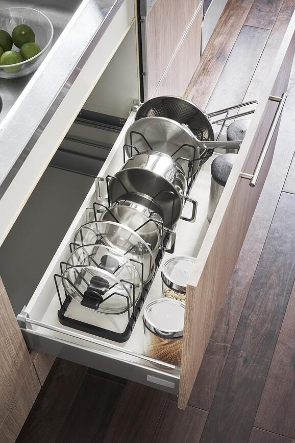 Tower Organisateur de Tiroir réglable, noir