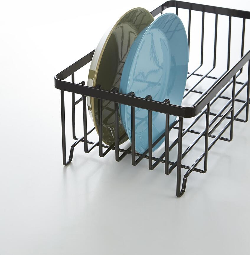 Tower Πιατοθήκη, μαύρη, με σχάρα