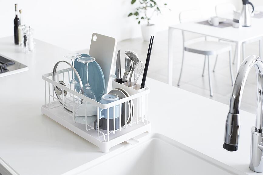 Tower Πιατοθήκη, μαύρη, με σχάρα