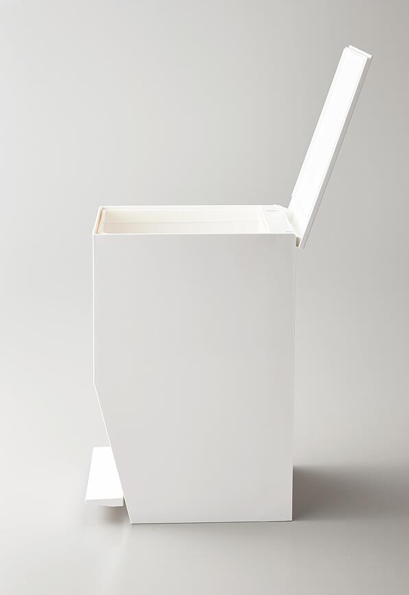 Tower Poubelle pour salle de bain, blanche