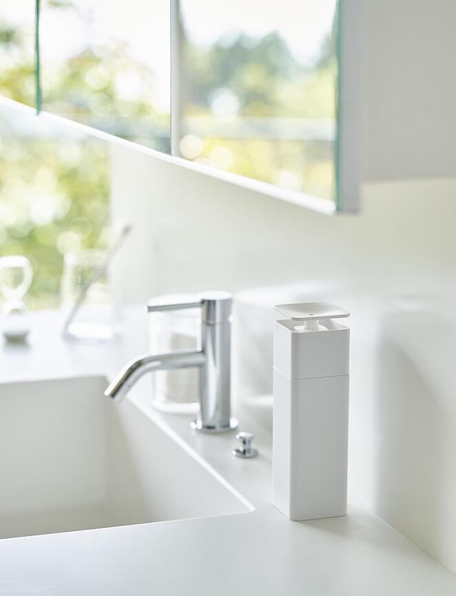 Tower Push Distributeur de Savon, blanc