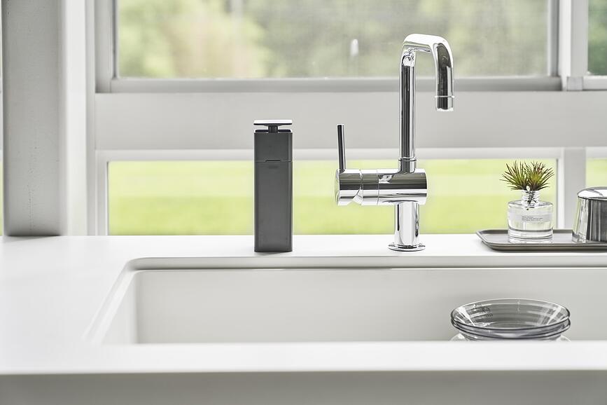 Tower Push Distributeur de Savon, blanc