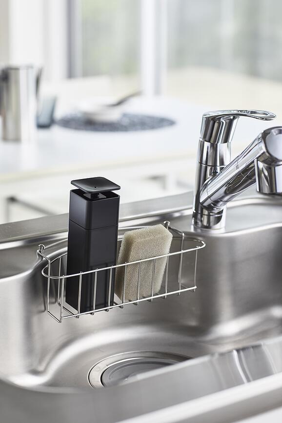 Tower Push Δοχείο Σαπουνιού, μαύρο