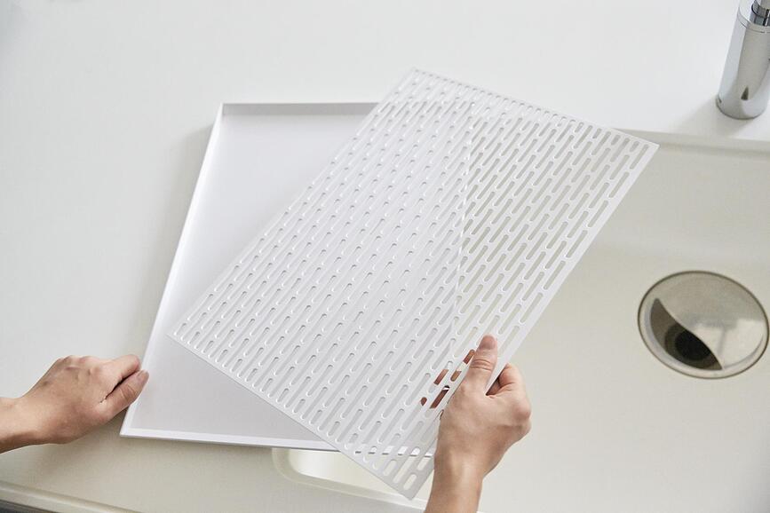 Tower Πιατοθήκη, λευκή