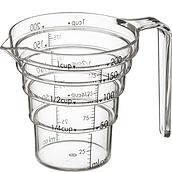 Virtuvės matavimo puodelis Layer 200 ml