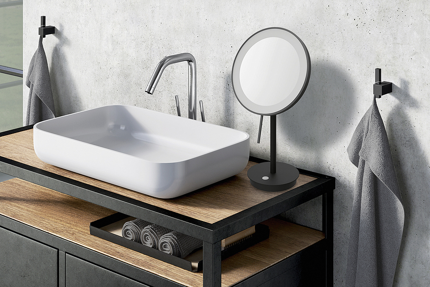 Alona Miroir Cosmétique avec éclairage LED, blanc