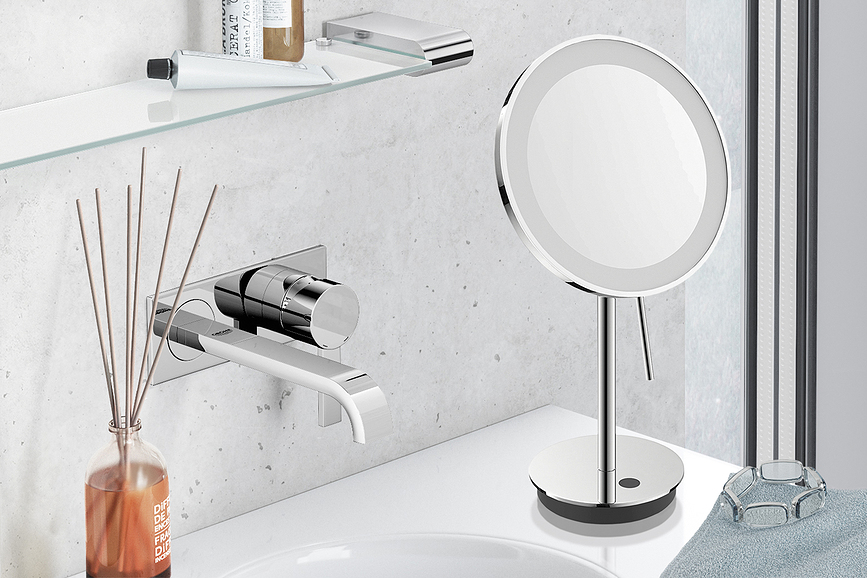 Alona Miroir Cosmétique avec éclairage LED, blanc