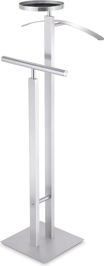 Atacio Portemanteau sur Pied 108 cm, acier inoxydable mat