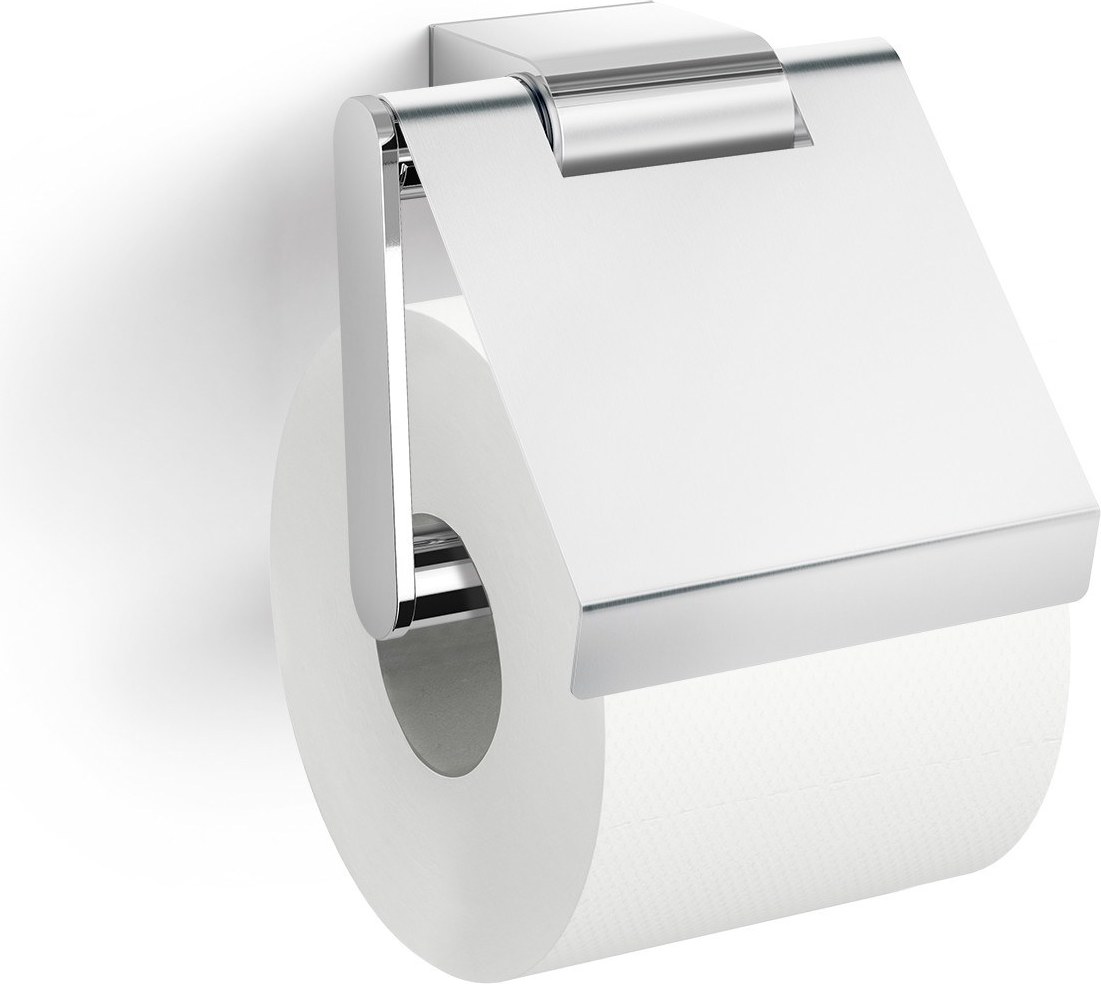 Atore Toilettenpapierhalter mit Klappe poliert