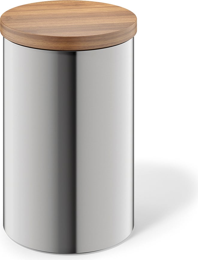 Bote con tapa de bambú Cera