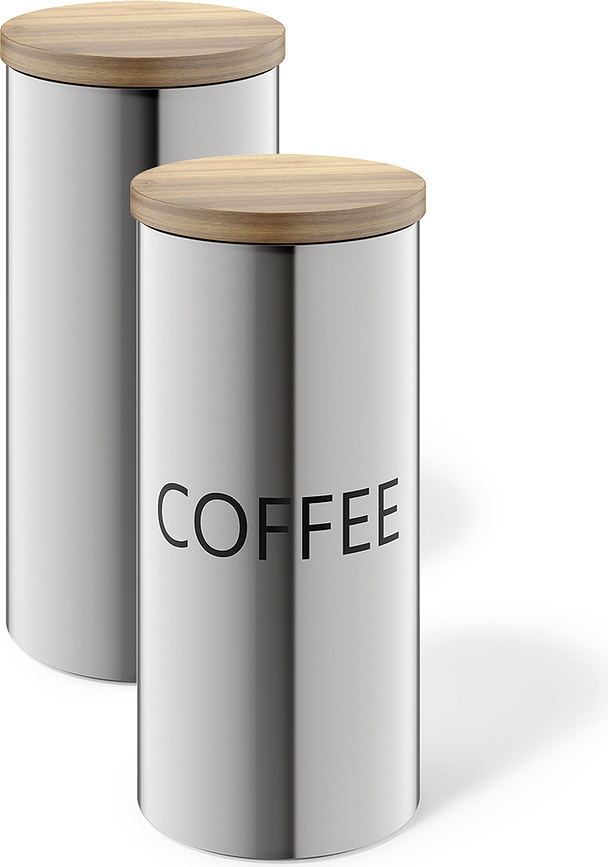 Bote para Café Cera, con tapa de bambú