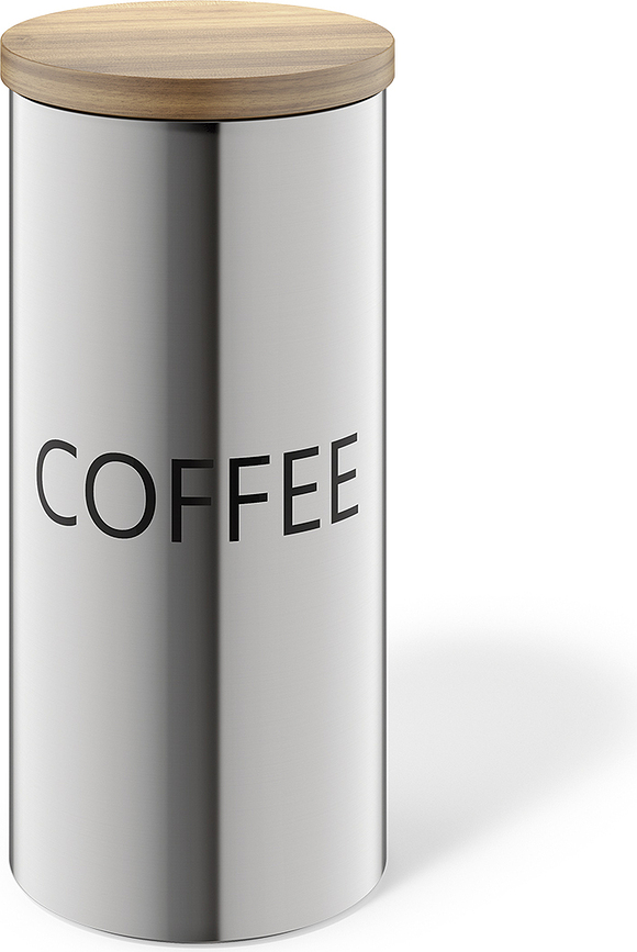 Bote para Café Cera, con tapa de bambú