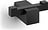 Carvo Bathroom hanger black powder-coated steel double