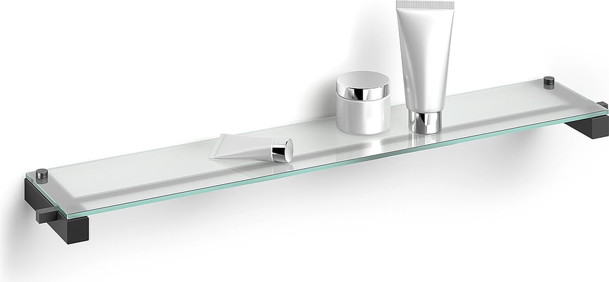 Carvo Kopalniška polica, prašno barvano jeklo, črna