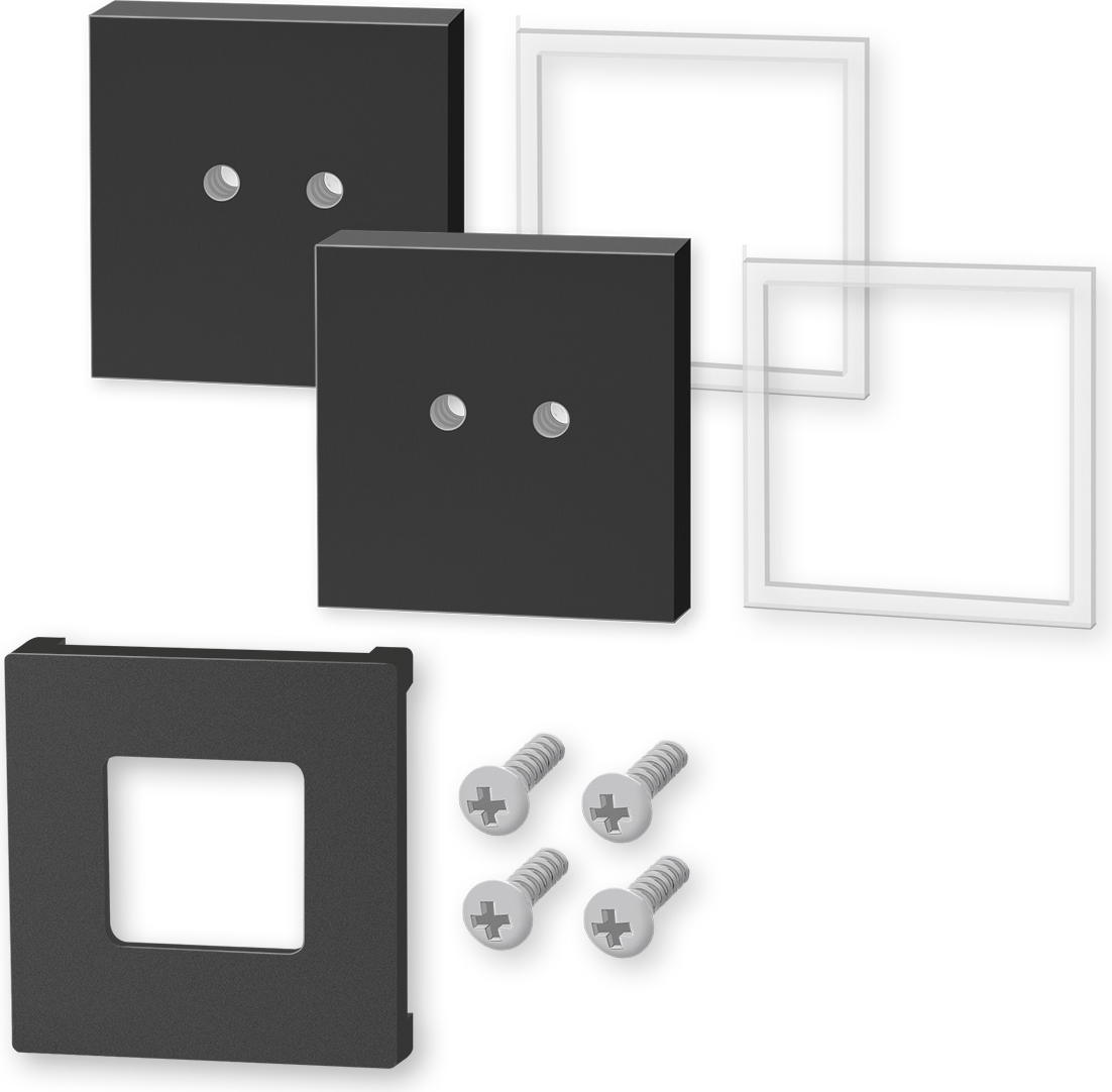 Carvo Montageadapter schwarz