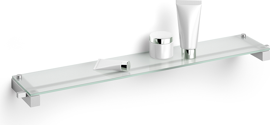 Carvo Polica kupaonska crna čelik praškasto obojen