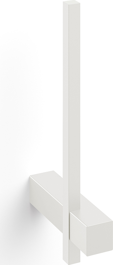 Carvo Porte-Rouleau de Papier Toilette de Rechange, en acier mat, blanc