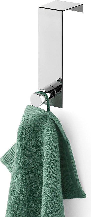 Colgador Batos, 10 mm, negro, para puertas solapadas