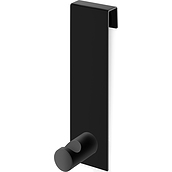 Cuier Batos 10 mm negru cu falț pentru ușă