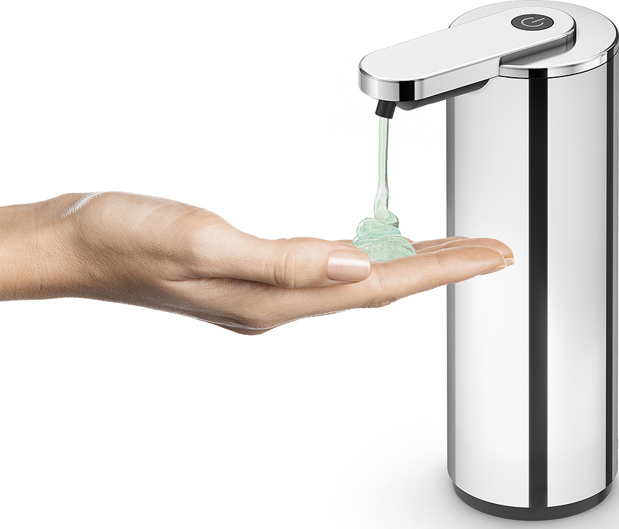 Dispensador de jabón automático Tervo, negro