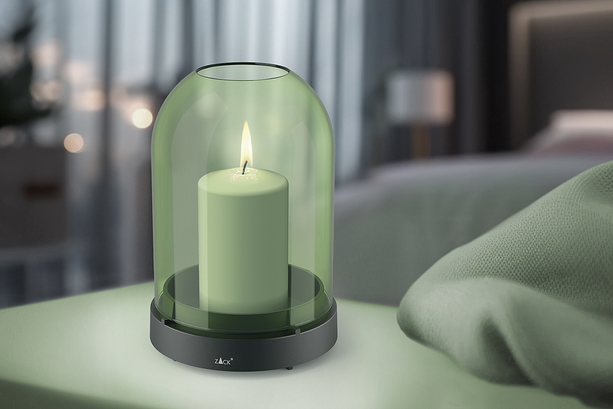 Farol Trevo, 15 cm, verde