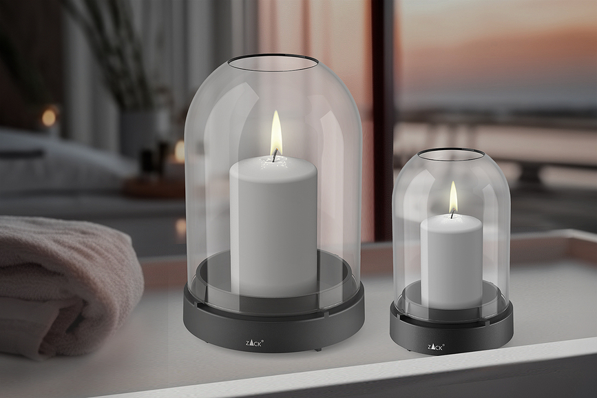 Farol Trevo, 20,3 cm, gris