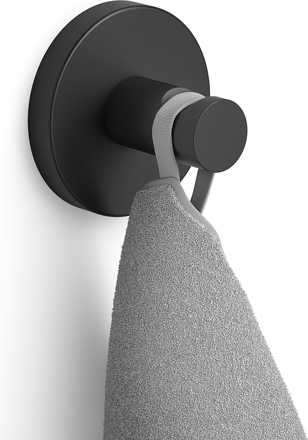 Gancho para toallas de acero inoxidable, Scala, acabado brillante