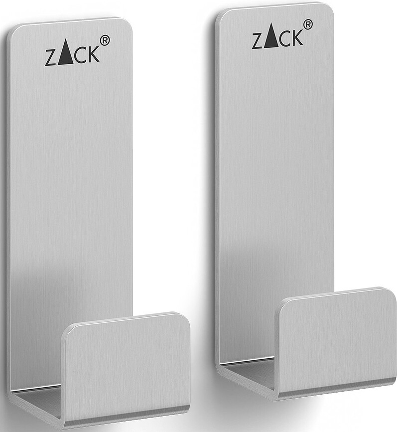 Ganci da parete Potes 5,5 cm acciaio inox opaco 2 pz.