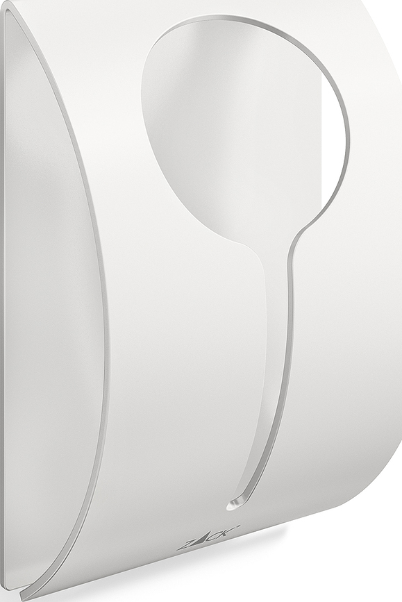 Handdoekhanger Peco wit gepoedercoat roestvrij staal kleverig