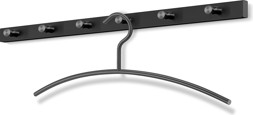 Lindos Obešalnik za oblačila, srebrn