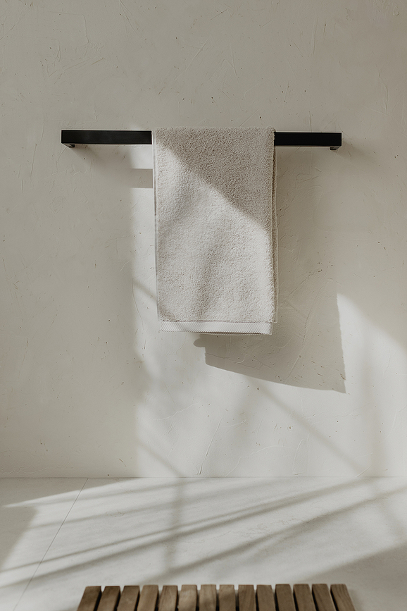 Linea Barre Porte-Serviettes 61,5 cm, graphite, avec revêtement PVD