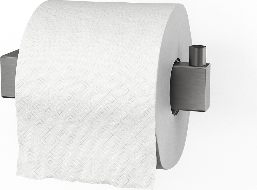 Linea Držalo za toaletni papir, 14,5 cm, grafitno, s PVD premazom