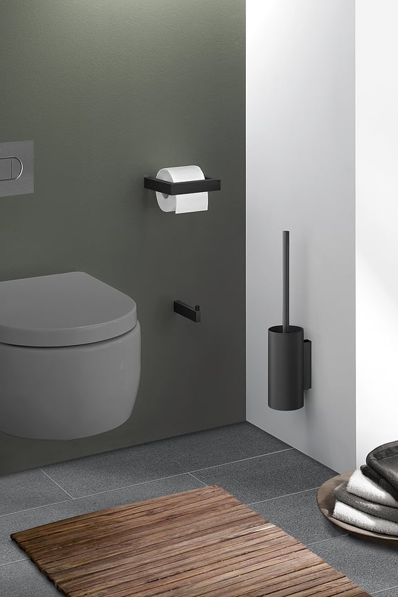 Linea Χαρτοθήκη Τουαλέτας, 15 cm, γραφίτης, με επίστρωση PVD
