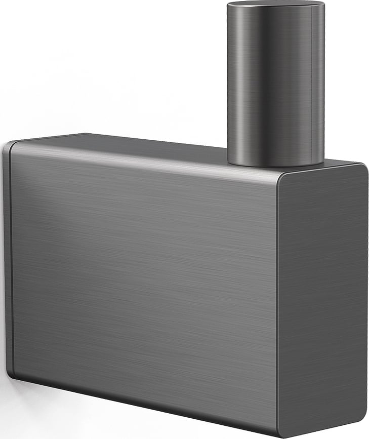 Linea Κρεμάστρα Πετσέτας μονή, γραφίτης, με επίστρωση PVD