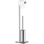 Linea Toilet paper stand and WC brush polished