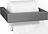 Linea Toilettenpapierhalter 15 cm, Graphit, PVD-beschichtet