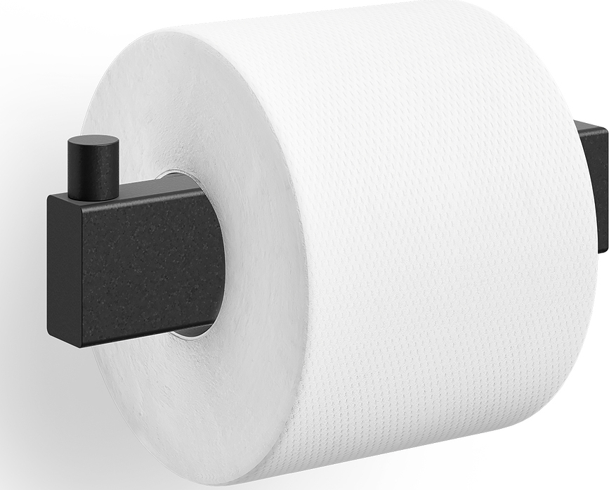 Linea Toilettenpapierhalter schwarz