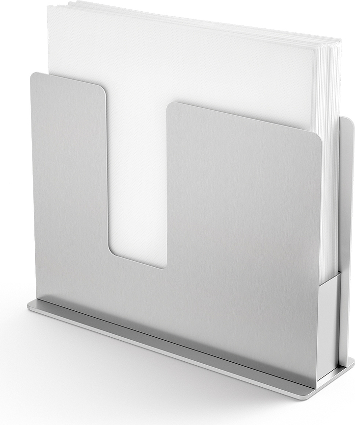 Linu Porte-Serviettes, acier inoxydable mat