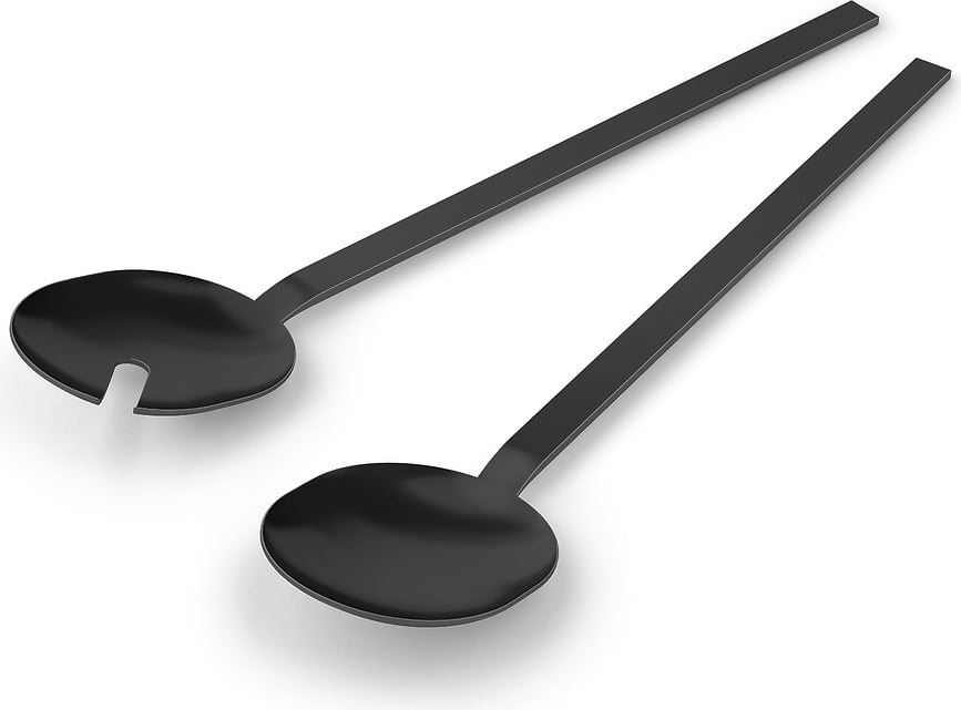 Menoa Κουτάλες Σαλάτας, μαύρες, 2 τμχ