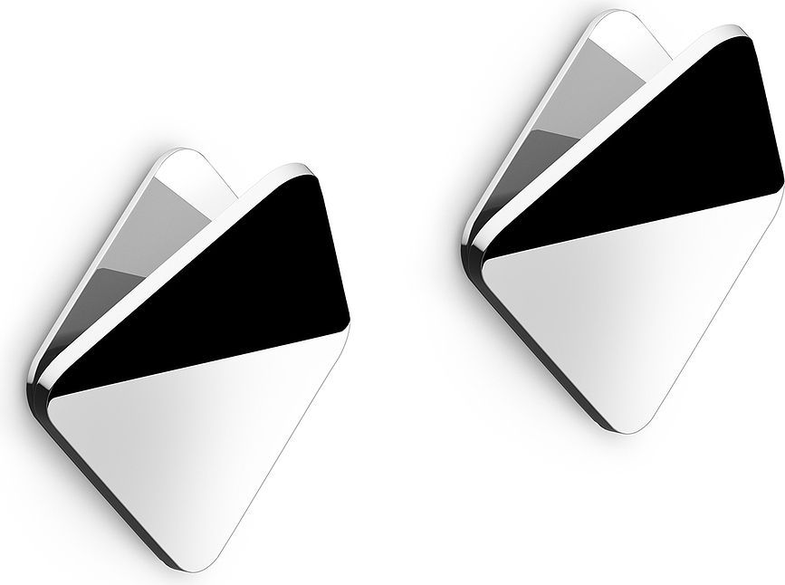 Olfo Κρεμάστρες, γυαλισμένες, 2 τμχ