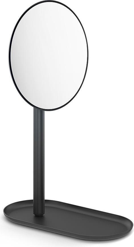 Olomo Kozmetično ogledalo s stojalom, črno