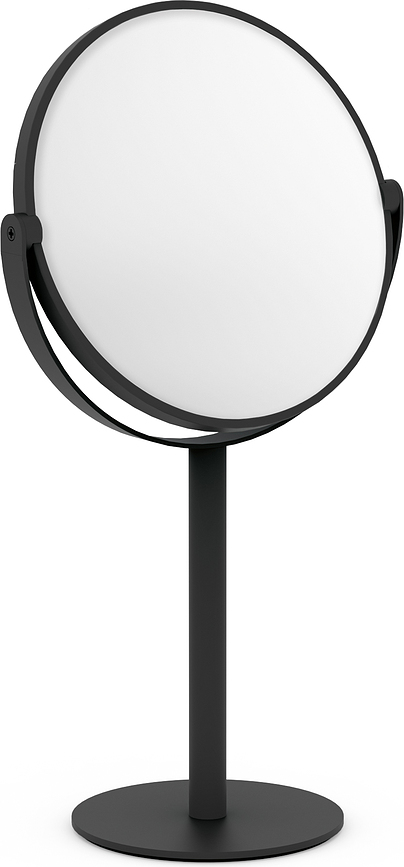 Olomo Miroir de Maquillage double face, noir