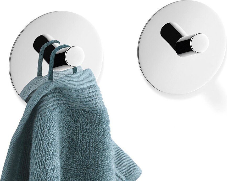 Peco Porte-Serviettes ronds, polis, Lot de 2