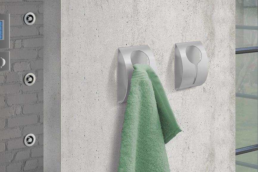 Peco Vješalica za Ručnik samoljepljiva mat nehrđajući čelik