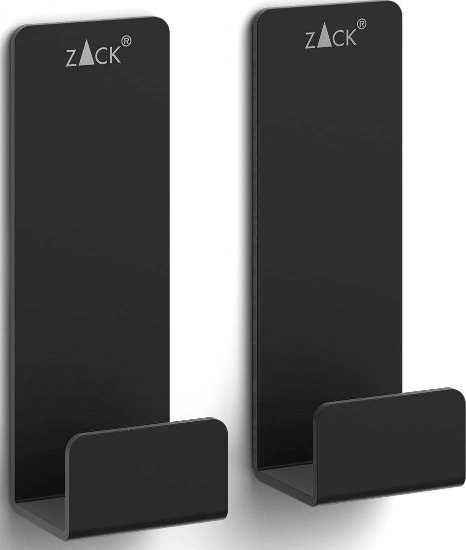 Potes Wandhaken 7 cm schwarz 2 St.