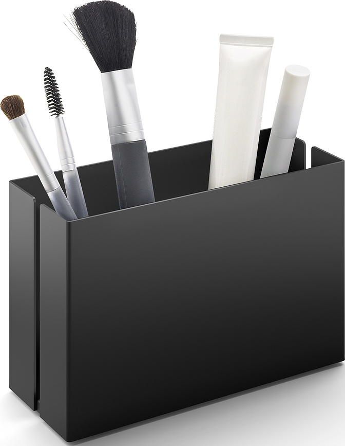 Bote de baño Potes, 15 cm, negro