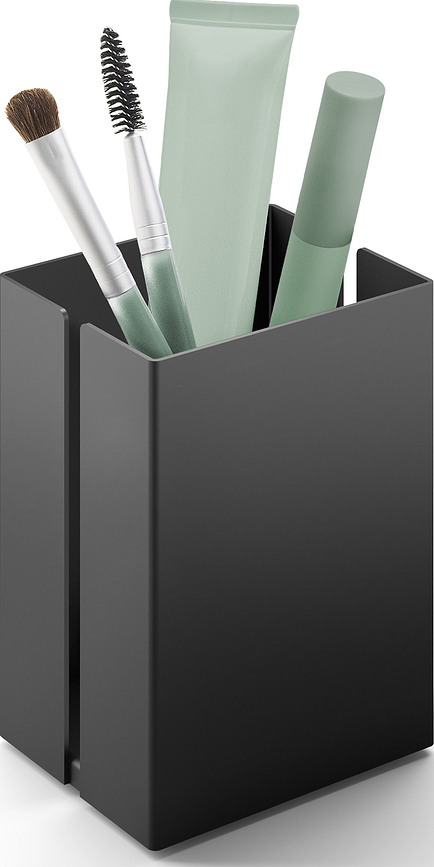 Bote de baño Potes, 15 cm, negro