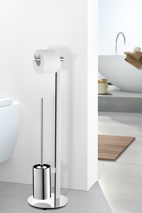 Scala Stojalo za toaletni papir in WC ščetka, iz nerjavečega jekla, sijajno